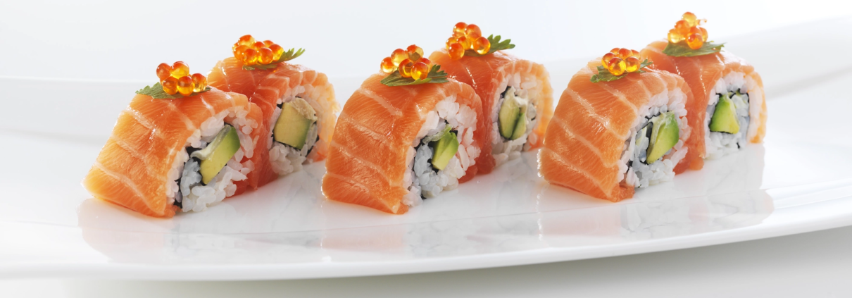 Sushi av laks - foto Tom Haga - bravoseafood.no